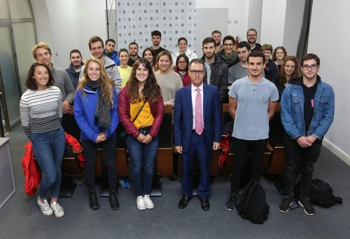 Gibraltar enjoys greater self-government than any region of Europe, Garcia tells Spanish students